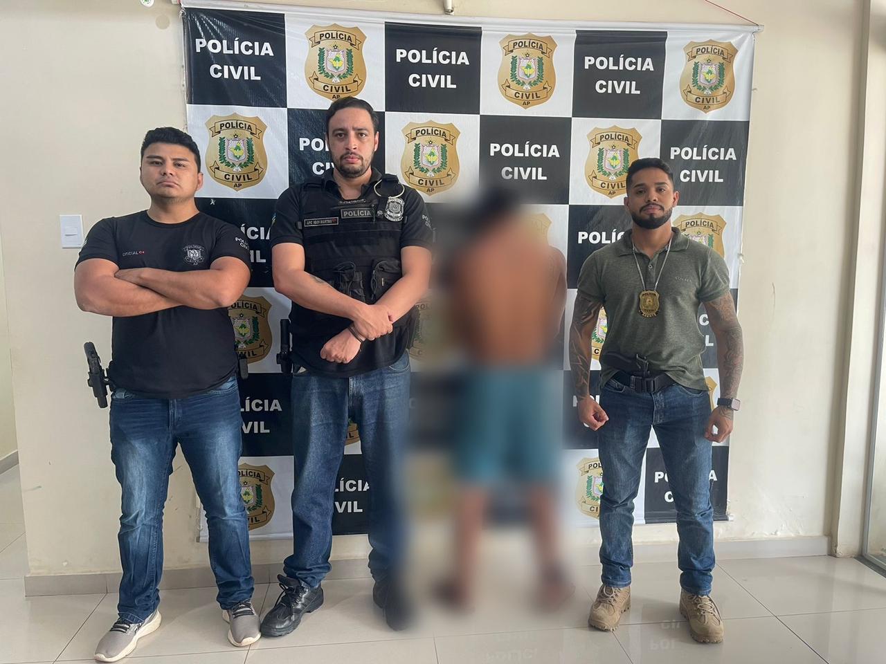 EM MACAPÁ, POLÍCIA CIVIL PRENDE INDIVÍDUO ACUSADO PELA PRÁTICA DO CRIME DE DESCUMPRIMENTO DE MEDIDA PROTETIVA DE URGÊNCIA
